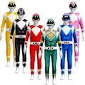 Pikkukuva 1 / 3: Aikuisten lasten Power Rangers Mighty Morphin red 170