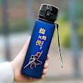 Miniatyrbild 4 av 5: Spiderman Hulk Anime Vattenflaska Iron Man Captain America Pojkar Cartoon Plast Drickkoppar Barn Vuxna Vattenglas 560ml 11