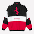 Miniatyrbild 2 av 4: Ferrari Racing Jacket Vintage Style F1 Ferrari Jacket Unisex Hot White qd White 2XL
