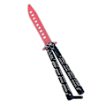 Miniatyrbilde 2 av 2: 1 stk. Stump Balisong Bærbar Sikker Slitesterk Kjedelig Balisong Øvelse Treningskutter Balisong Trener