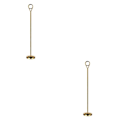 Miniatyrbillede 3 af 4: 1/2/3/5 Bordnummerholder i rustfrit stål Skiltholder Fotostativ Til Gold 30cm 2PCS