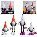 Miniatyrbild 2 av 5: Teleskopiska ben Halloween Gnome Svenska dvärgar Skandinaviska figurin prydnader Style 2