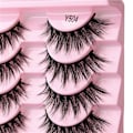 Miniatyrbild 10 av 11: Nya fransar Mink Lösögonfransar Naturligt utseende Wispy lear lash Band Falska ögonfransar Fluffiga 3D urly Strip at Eye Fransar C