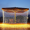 Miniatyrbillede 1 af 5: LED Net Lyskæde IP65 6mx4m 3mx2m LED Fleksibel Net Fe Lyskæde 880LED 200LED Mesh Kæde Warm White