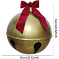 Miniatyrbild 2 av 5: Stora Juldekorationer för Utomhus | Jättejulgranskulor | Juluppblåsbar | Uppblåsbar Julkula Jingle Bell | Uppblåsbar Boll Dekoration 60cm