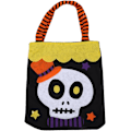 Miniatyrbillede 1 af 5: Halloween Non Woven Tasker Skelet Goodie Totes