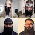 Pikkukuva 5 / 5: Hauska Halloween-juhla Tekoparta Viikset Kasvokarvat