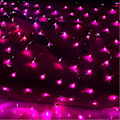 Miniatyrbillede 1 af 5: LED Net Lyskæde IP65 6mx4m 3mx2m LED Fleksibel Net Fe Lyskæde 880LED 200LED Mesh Kæde Pink