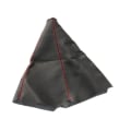 Miniatyrbild 4 av 5: PU Läder AT MT Växelknopp Växelratt Växelknopp Boot Cover För Volvo S60 V70 XC90 Subaru Forester Peugeot 307 206 308 407-röd linje red line