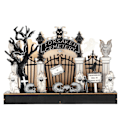 Miniatyrbilde 1 av 5: Halloween Ghost Decor Light LED Dødninghode Lys Skremmende Nattlys Dekorasjoner for fester Sammenkomster Bord Skrekk Skull Prop single attribute