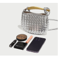 Pikkukuva 3 / 5: Mini Punottu Sardiinilaukku Naisten Olkalaukku Crossbody-laukku Käsilaukku B1679 Pink