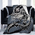 Miniatyrbild 1 av 5: Snorlax Fleecefilt Ultramjuk Mikrofilt Varm Filtfilt För Vuxna-sintee-alien-xenomorph- -u156 50x40in 125x100cm