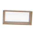 Miniatyrbild 1 av 5: Skuggbox bildram skuggboxar displayfodral ram Light Wood Color 26cmx13cmx5.5cm