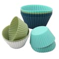 Muffinsformar, 12-pack Återanvändbara Bakformar i Silikon, Non-stick Kakformar, Silikonformar för Muffins