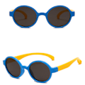 Miniatyrbilde 1 av 6: Polariserte barnebriller med antirefleks og UV-beskyttelse qd blue-yellow