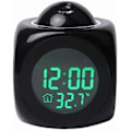 Miniatyrbild 2 av 4: Digital väckarklocka, väggprojektion, LCD, LCD, snooze alarm, tidsvisning, LED bakgrundsbelysning NO:3
