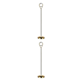 Miniatyrbillede 2 af 4: 1/2/3/5 Bordnummerholder i rustfrit stål, skilteholder, fotostativ til Gold 25cm 2PCS