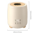 Miniatyrbilde 2 av 5: Baby Formula Dispensere Miksere 360grader Toveis Risting Melkeshake Melk Cream color