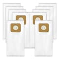 12-pack dammsugarpåsar typ A för Riccar Vacuum Simplicity S20EZM, för Simplicity dammsugarpåsar typ för 2000/4000-serien
