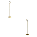 Miniatyrbillede 1 af 4: 1/2/3/5 Bordnummerholder i rustfrit stål, skilteholder, fotostativ til Gold 25cm 2PCS