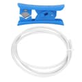 3D Printer PTFE-rør 3 meter varmebestandigt 3D-printer tilbehørssæt med rørskærer til 1,75 mm filament hvid