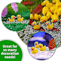 Miniatyrbilde 2 av 5: 200 stk. Mini Gule Ender Andunger Små Ender Hage Landskap Akvarium Dukkehus Potteplanter Dekorasjon 7 farger Beste Gave Emeraldine 10 PCS