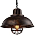 Miniatyrbild 1 av 2: Hängande lampa Kandelaber Metallskärm Loft Stil Vintage Industriell Kandelaberlampa Hängande lampa E27, Rost