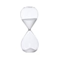 Miniatyrbild 1 av 10: 5/30/60 minuter Rund Sand Timer Personlighet Glas Timglas Ornament Nyhet Tidshanteringsverktyg White qd White 30min