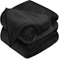 Pikkukuva 1 / 5: Pehmeä ja mukava suuri tekoturkistilkkupeitto sohvalle ja sänkyyn, parivuode ja king-size Black Single (100 cm x 154 cm)