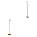 Miniatyrbillede 4 af 4: 1/2/3/5 Bordnummerholder i rustfrit stål, skilteholder, fotostativ til Gold 25cm 2PCS