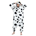 Miniatyrbild 1 av 5: Unisex Vuxen Onesie Pyjamas Djur En Delig Halloween Kostym Julsovkläder Jumpsuit Cow M