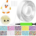 Miniatyrbilde 1 av 5: Oppgrader Nano Tape Boble Kit, Dobbeltsidig Tape Plastboble, Elastisk Tape Ny 0.02cm*0.5cm*200cm