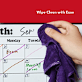 Miniatyrbillede 3 af 4: Magnetisk Whiteboard-kalender til køleskab Perfekt månedsplanlægger