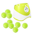 Miniatyrbillede 1 af 5: Automatisk boldkaster til hunde med 3/6/9 bolde, holdbar boldkastemaskine til små og mellemstore hunde Fluorescent 9 Balls