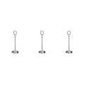Miniatyrbillede 1 af 4: 1/2/3/5 Bordnummerholder i rustfrit stål Skiltholder Fotostativ Til Silvery 20cm 3PCS
