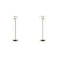Miniatyrbillede 3 af 4: 1/2/3/5 Bordnummerholder i rustfrit stål, skilteholder, fotostativ til Gold 25cm 2PCS