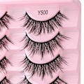 Miniatyrbild 6 av 11: Nya fransar Mink Lösögonfransar Naturligt utseende Wispy lear lash Band Falska ögonfransar Fluffiga 3D urly Strip at Eye Fransar C