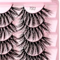 Miniatyrbild 9 av 11: Nya fransar Mink Lösögonfransar Naturligt utseende Wispy lear lash Band Falska ögonfransar Fluffiga 3D urly Strip at Eye Fransar C