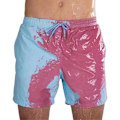 Miniatyrbild 4 av 4: Magiska färgförändrande badshorts för män, badbyxor, badkläder, snabbtorkande badkläder Purple 2XL