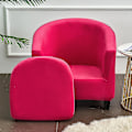 Miniatyrbild 2 av 2: Fåtölj Soffa Överdrag Vardagsrum Fåtölj Säte Överdrag Rose Red