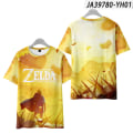 Miniatyrbild 4 av 4: The Legend of Zelda Tears of the Kingdo T-shirt för än Toppar Mode kortärad unisex crewneck lös t-shirt för barn style3 m