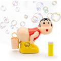 Miniatyrbild 1 av 5: Bubbelmaskinleksak, den roliga automatiska pruttbubbelblåsaren - Pojkpinneblåsarmaskin med LED-blixtljus Bubbelmaskin Lätt att använda Xinda