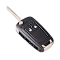 Miniatyrbillede 2 af 5: Flip Folding Fjernbetjening Nøgleetui Opel 2 Knapper Hu100
