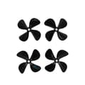 #Blad för RC-båt 55mm 4st CW CCW 4-bladig Plastpropeller för RC-modellbåt#