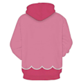 Miniatyrbillede 2 af 3: Voksen Dame Herre Super Mario Hættetrøjer Vinterkostume Hættetrøje Pullover Peach M