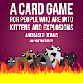 Pikkukuva 4 / 4: Exploding Kittens Party Pack -korttipeli aikuisille, teineille ja lapsille, hauska perhepeli - Venäläinen ruletti -korttipeli
