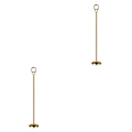 Miniatyrbillede 4 af 4: 1/2/3/5 Bordnummerholder i rustfrit stål Skiltholder Fotostativ Til Gold 30cm 2PCS