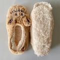Miniatyrbillede 5 af 5: Hjemme Fuzzy Hjemmesko Dame Vinter Pels Bomuld Varm Plys Skridsikker Grib Indvendig Fluffy Dovne Kvinde Museører Broderi Gulvsko Gray 35to38