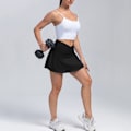 Miniatyrbilde 6 av 9: Løpeshorts Tennisskjørt SVART XXXL black qd black XXXL