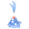 Miniatyrbild 1 av 5: Kattströmskopa Multifunktionell Hög Kapacitet Enstycke Kattströmssift Scoop System med Avfallskorg för inomhus qd Blue